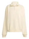 Adidas Originals Half-zip Sweatshirt In Neutral