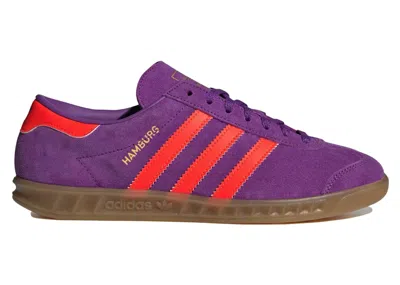 Pre-owned Adidas Originals Hamburg (women's) Sneakers In Active Purple/solar Red/gold Metallic