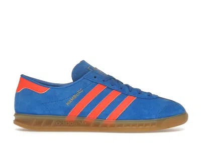 Pre-owned Adidas Originals Hamburg (women's) Sneakers In Blue Bird/solar Orange/gum In Multi