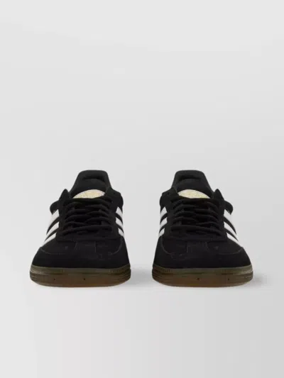Adidas Originals Handball Sneaker Featuring Contrast Stripes In Black
