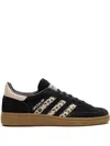 Adidas Originals Womens Adidas Handball Spezial Suede Low-top Trainers In Black
