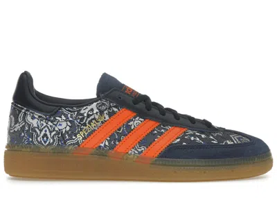 Pre-owned Adidas Originals Handball Spezial Carpet Pack (women's) Sneakers In Night Indigo/orange/gum