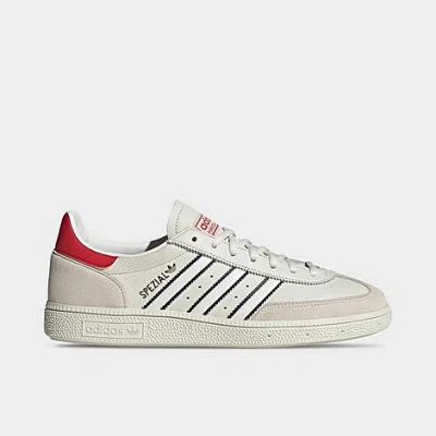 Adidas Originals Handball Spezial Casual Shoes In Cloud White/night Indigo/better Scarlet