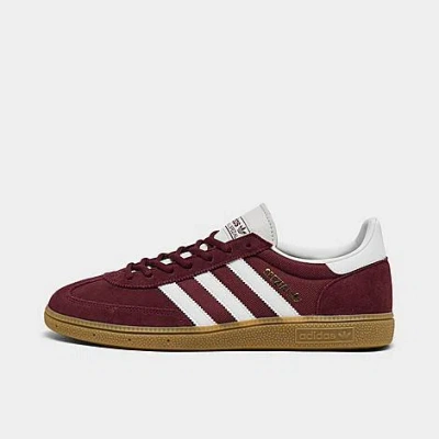 Adidas Originals Handball Spezial Casual Shoes In Shadow Red/cloud White/chalk White