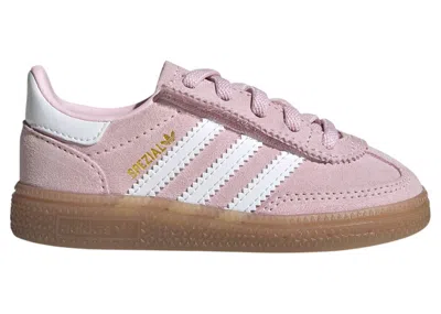 Pre-owned Adidas Originals Handball Spezial Comfort Closure Sneakers In Clear Pink/cloud White/gum In Multi