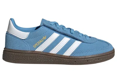 Pre-owned Adidas Originals Handball Spezial Comfort Closure Sneakers In Light Blue/cloud White/gum In Multi