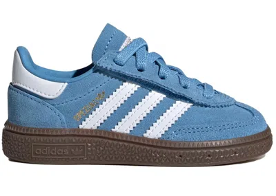 Pre-owned Adidas Originals Handball Spezial Elastic Sneakers In Light Blue/cloud White/gum In Multi