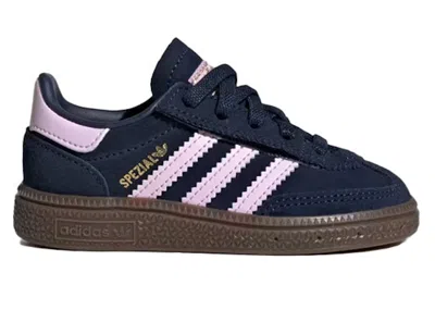 Pre-owned Adidas Originals Handball Spezial Elastic Sneakers In Night Indigo/orchid Fusion/gum