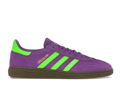 Pre-owned Adidas Originals Handball Spezial Elastic (women's) Sneakers In Active Purple/solar Green/gum In Multi