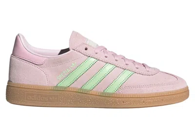 Pre-owned Adidas Originals Handball Spezial Green Spark (women's) Sneakers In Almost Pink/semi Green Spark/clear Pink