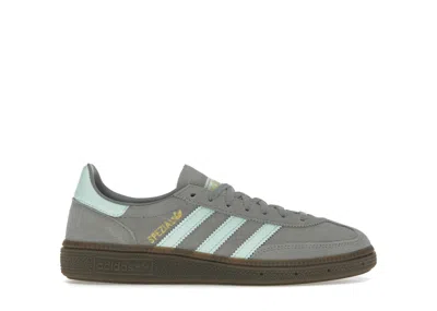 Pre-owned Adidas Originals Handball Spezial Grey Sneakers In Grey Three/clear Mint/gum