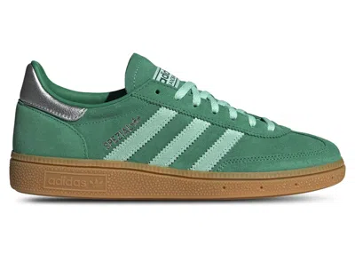 Pre-owned Adidas Originals Handball Spezial Gum (women's) Sneakers In Semi Court Green/clear Mint/gum Light Brown In Multi