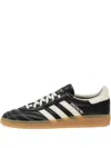 Adidas Originals Handball Spezial Leather Low-top Sneakers In Black