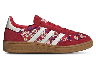 Pre-owned Adidas Originals Handball Spezial Liberty London Floral Sneakers In Supplier Color/off White/semi Lucid Red