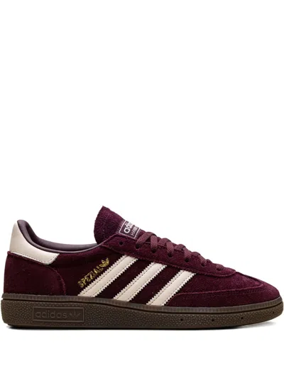 Adidas Originals Handball Spezial "maroon/wonder White" Sneakers In Red