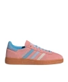Adidas Originals Adidas Womens Semi Pink Spark Light Bl Handball Spezial Suede Low-top Trainers In Pink
