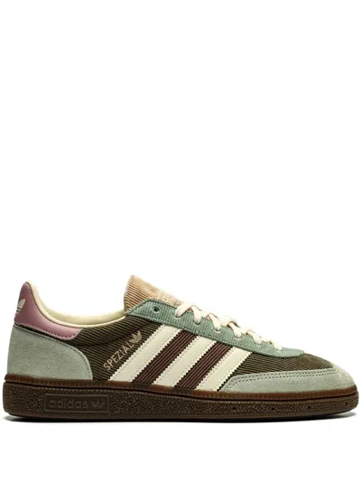 Adidas Originals Handball Spezial "silver Green/magic Mauve" Sneakers In Brown
