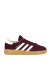 Adidas Originals Maroon Handball Spezial Womans Sneakers In Burgundy