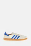 Adidas Originals Handball Spezial Leather-trimmed Mesh And Suede Sneakers In Neutral