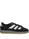 Adidas Originals Black & White Gazelle Bold Sneakers In Black