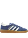 Adidas Originals Gazelle Indoor Three-stripe Sneakers In Blue