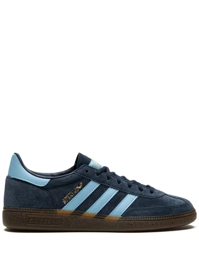 Adidas Originals Adidas Collegiate Navy Handball Spezial Suede Shoes In Animal Print