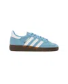 Adidas Originals Mens Blue White Gum Handball Spezial Suede Low-top Trainers In Blue