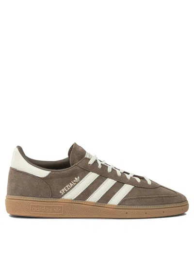 Adidas Originals Spezial Logo-emebliishment Sneakers In Brown
