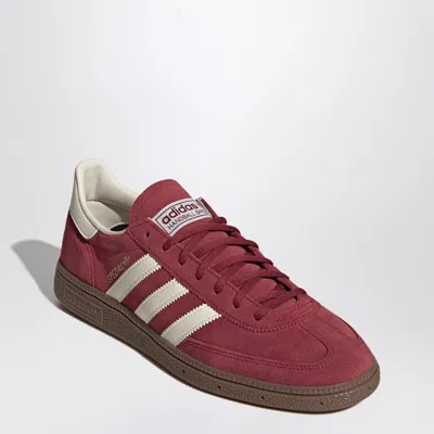 Adidas Originals Handball Spezial Sneakers In Burgundy Suede In Red