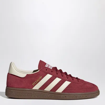 Adidas Originals Handball Spezial Sneakers In Burgundy Suede In Red