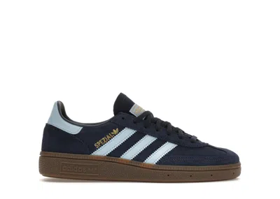 Pre-owned Adidas Originals Handball Spezial Sneakers In Collegiate Navy/clear Sky Blue/gum