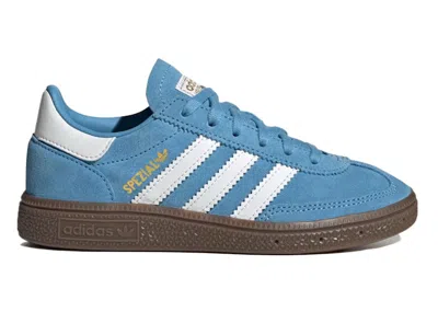 Pre-owned Adidas Originals Handball Spezial Sneakers In Light Blue/cloud White/gum In Multi