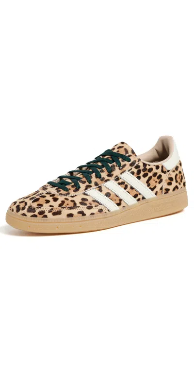 Adidas Originals Handball Spezial Leopard-print Sneakers In Animal Print