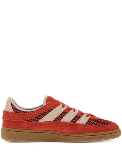Adidas Originals Handball Spezial St Mesh-panel Suede Sneakers In Red