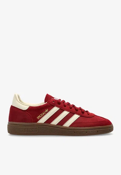 Adidas Originals Handball Spezial Suede Low-top Sneakers In Burgundy