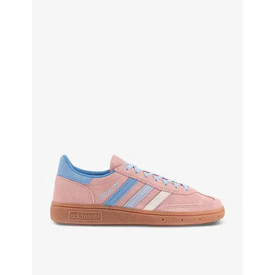 Adidas Originals Adidas Womens Semi Pink Spark Light Bl Handball Spezial Suede Low-top Trainers