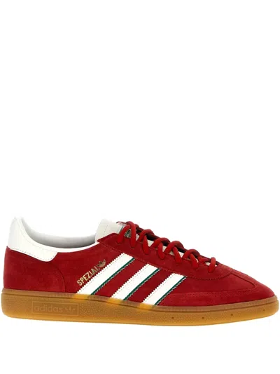 Adidas Originals Handball Spezial Suede Sneakers In Burgundy