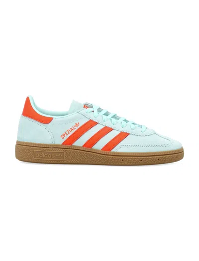 Adidas Originals Adidas Womens Semi Flash Aqua Impact O Handball Spezial Suede Low-top Trainers In Seflaq