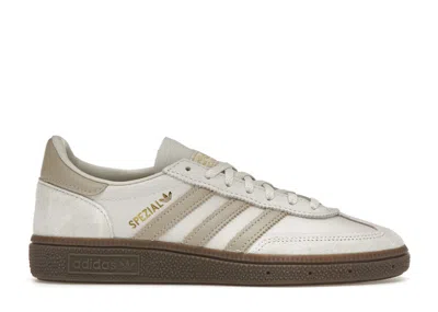 Pre-owned Adidas Originals Handball Spezial (women's) Sneakers In Aluminum/wonder Beige/gum 5