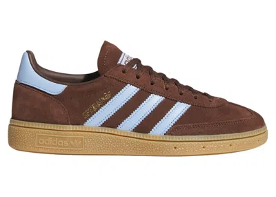 Pre-owned Adidas Originals Handball Spezial (women's) Sneakers In Auburn/glow Blue/gold Metallic