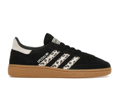 Pre-owned Adidas Originals Handball Spezial (women's) Sneakers In Black/wonder Leopard/white In Multi
