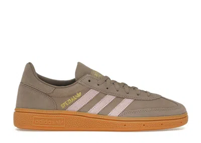 Pre-owned Adidas Originals Handball Spezial (women's) Sneakers In Chalky Brown/clear Pink/gold Metalic In Multi