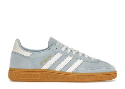 Pre-owned Adidas Originals Handball Spezial (women's) Sneakers In Clear Sky Blue/gum