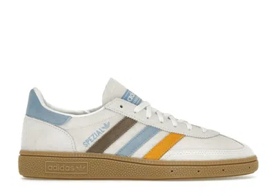 Pre-owned Adidas Originals Handball Spezial (women's) Sneakers In Cloud White/light Blue/earth Strata In Multi