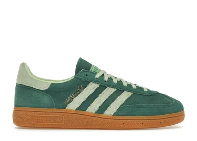 Pre-owned Adidas Originals Handball Spezial (women's) Sneakers In Collegiate Green/semi Green Spark/gum