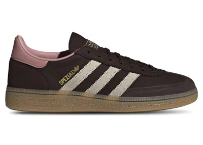 Pre-owned Adidas Originals Handball Spezial (women's) Sneakers In Dark Brown/alumina/wonder Mauve