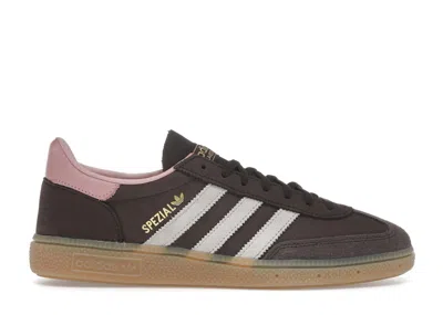 Pre-owned Adidas Originals Handball Spezial (women's) Sneakers In Dark Brown/alumina/wonder Mauve