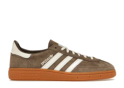 Pre-owned Adidas Originals Handball Spezial (women's) Sneakers In Earth Strata/off White/gum In Multi