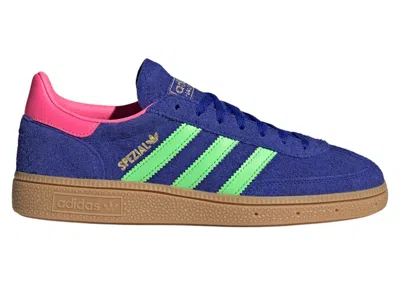 Pre-owned Adidas Originals Handball Spezial (women's) Sneakers In Lucid Blue/lime Burst/lucid Pink