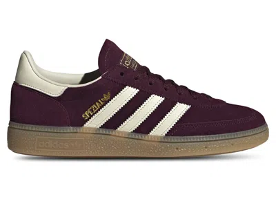 Pre-owned Adidas Originals Handball Spezial (women's) Sneakers In Maroon/cream White/gold Metallic In Multi